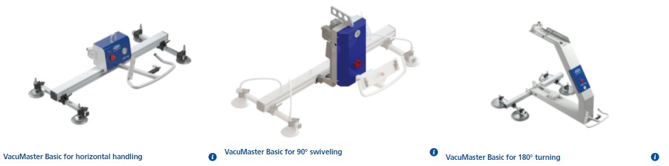 góc xoay Thiết bị nâng chân không VacuMaster Basic