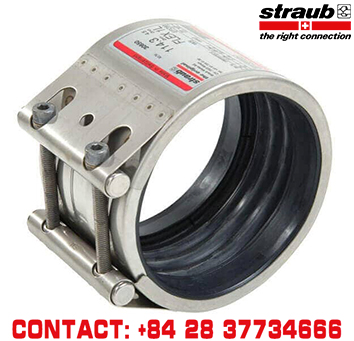 STRAUB-OPEN-FLEX 1 ø 114.3 mm FKM/FPM/ss | PN 20 with steel strip insert