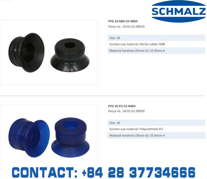 SUCTION CUP - 10.01.01.03526 - Vacuum Technology, Industrial Lifter in Vietnam, VACUUM SUCTION CUPS - Schmalz