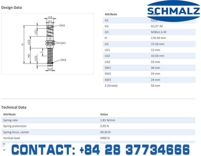 SUCTION CUP - 10.01.02.00578 - Vacuum Technology, Industrial Lifter in Vietnam, VACUUM SUCTION CUPS - Schmalz