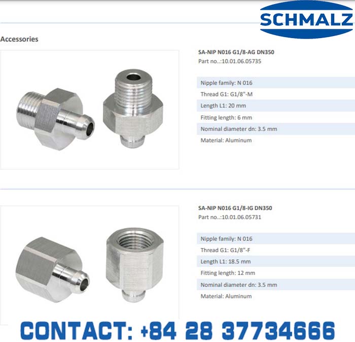 SUCTION CUP - 10.01.06.00098 - Vacuum Technology, Industrial Lifter in Vietnam, VACUUM SUCTION CUPS - Schmalz