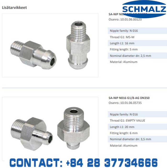 SUCTION CUP - 10.01.06.01947 - Vacuum Technology, Industrial Lifter in Vietnam, VACUUM SUCTION CUPS - Schmalz