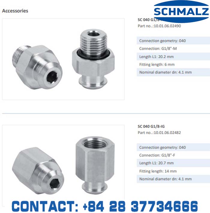SUCTION CUP - 10.01.06.02490 - Vacuum Technology, Industrial Lifter in Vietnam, VACUUM SUCTION CUPS - Schmalz