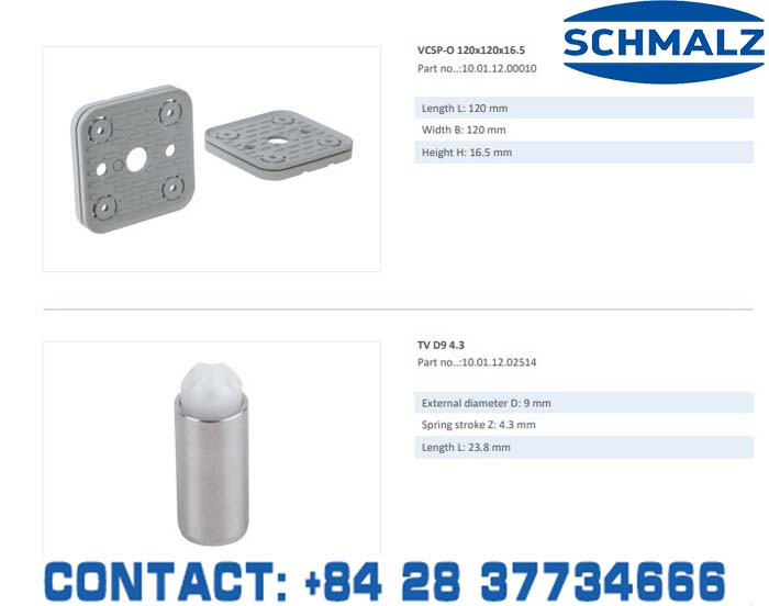 SUCTION CUP - 10.01.12.02386 - Vacuum Technology, Industrial Lifter in Vietnam, VACUUM SUCTION CUPS - Schmalz