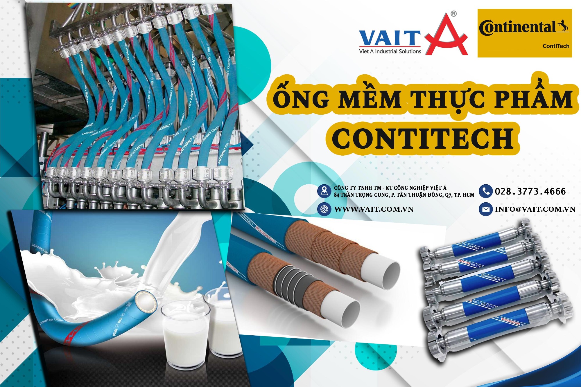 ống mềm thực phẩm Contitech Việt Nam